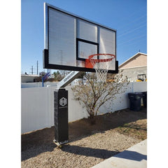 Dominator Pro 72" Aluminum Shatter-Proof Backboard Adjustable Hoop 724-apa