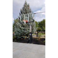 Dominator 72" Glass Backboard Adjustable Hoop 724-aa