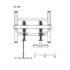 Body Solid Pro Clubline SDC2000G Dual Cable Column