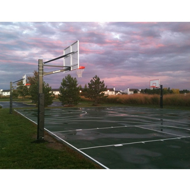 Gared Endurance® Steel Playground Basketball System With 6' Safe Play Area