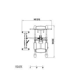 Body Solid Pro Select FCD-STK Weight-Assisted Chin-Dip Machine