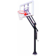 First Team Attack In Ground Adjustable Basketball Goal