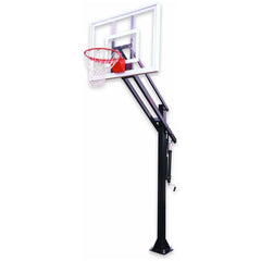 First Team Attack In Ground Adjustable Basketball Goal