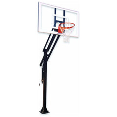 First Team Attack In Ground Adjustable Basketball Goal