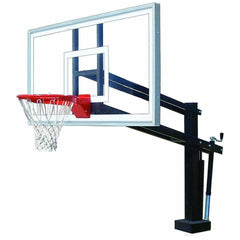 First Team HydroShot Stainless Steel In-Ground Poolside Basketball Hoop