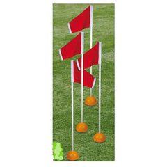 First Team Official Soccer Corner Flags for Turf Fields (Set of Four) FT4025TF