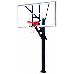 First Team Stainless Olympian In Ground Adjustable Basketball Goal