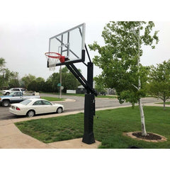 First Team Stainless Olympian In Ground Adjustable Basketball Goal