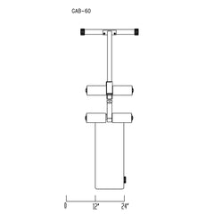 Body Solid GAB60B Pro-style Ab Board