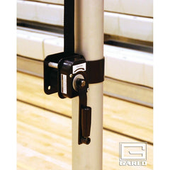 Gared Rallyline Scholastic 3-1/2" OD Telescopic One-Court Volleyball System 6100