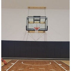 Gared 42” X 72” Stationary Basketball Wall Mounted Package w/ Electric Height Adjuster