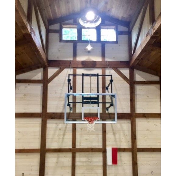 Gared 42” X 72” Stationary Basketball Wall Mounted Package w/ Manual Height Adjuster