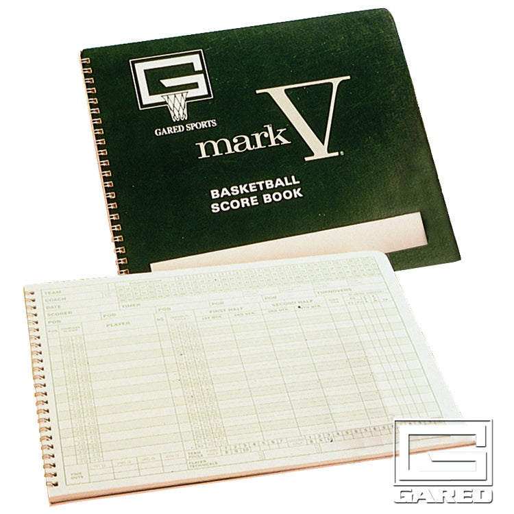 Gared Basketball Game & Player Stat Scorebook