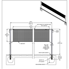 Gared Flick Heavy-Duty Sleeved Badminton System 6740