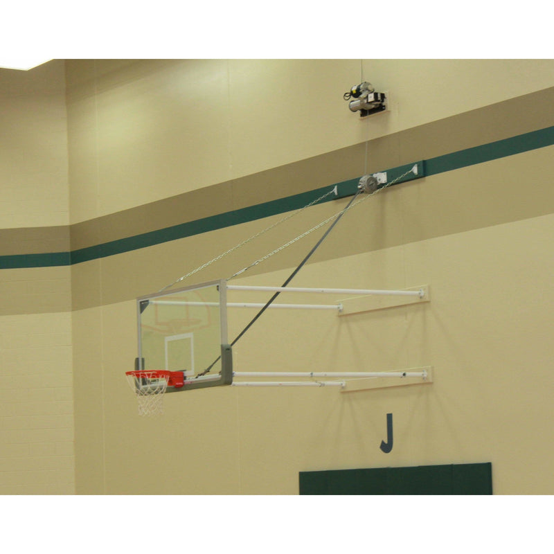 Gared 42” X 72” Four Point Fold-Up Basketball Wall Mount Package