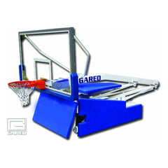 Gared Hoopmaster 5 Spring-Lift Collegiate/High School Indoor Portable Basketball Hoop 9405