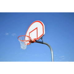 Gared Sports 35” x 54” Rear-Mount Fan-Shape Steel Basketball Backboard - 1266B