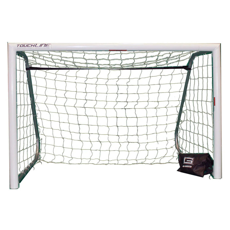 Gared Sports 4-1/2' x 9' Galactico White Recreational Soccer Goals (Pair) - SG3RD459PTW