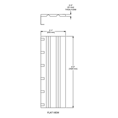 Gared Sports Fitted Post Pad for Square Posts PPSQF