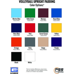 Gared Sports Volleyball Center Upright Safety Pad 6020