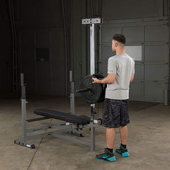 Body Solid GDIB46LB Power Combo Olympic Bench Rack