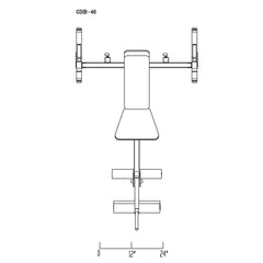 Body Solid GDIB46LB Power Combo Olympic Bench Rack