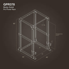 Body Solid GPR378 Pro Power Rack