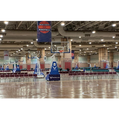 Gared Hoopmaster Collegiate Portable Basketball Backstop, 8' Boom