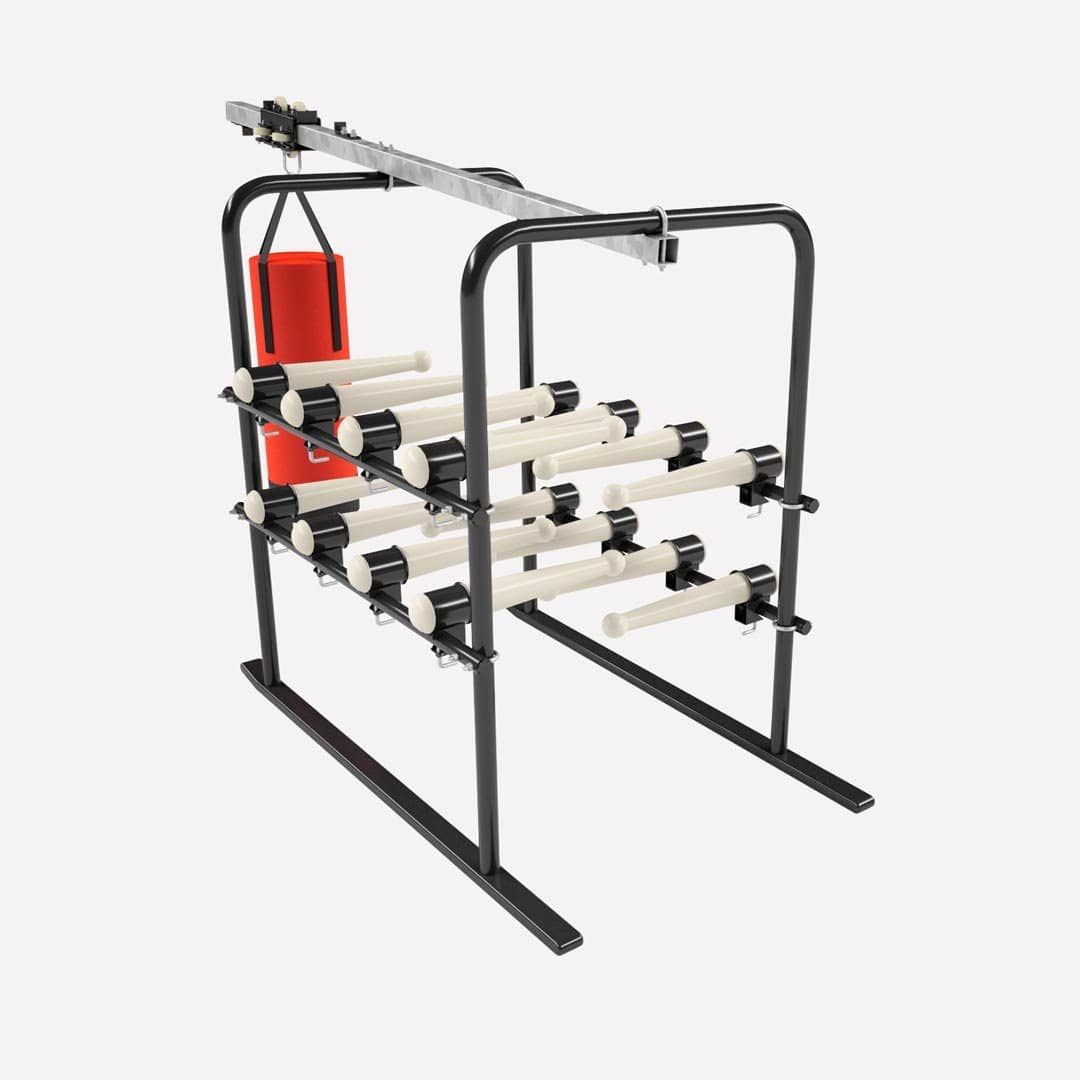 Machine Roger Rogers Athletic 16-Arm PowerBlast with Hanging Dummy 410423 – Athletequip