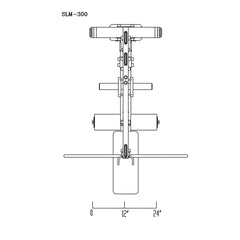 Body Solid Pro Clubline SLM300G Lat and Mid Row Machine