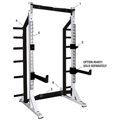 York Barbell STS Self-Standing Half Rack