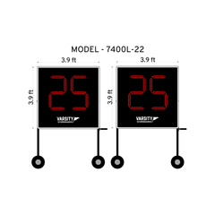 Varsity Scoreboards 7400 Delay-of-Game Clocks w/ Rolling Legs