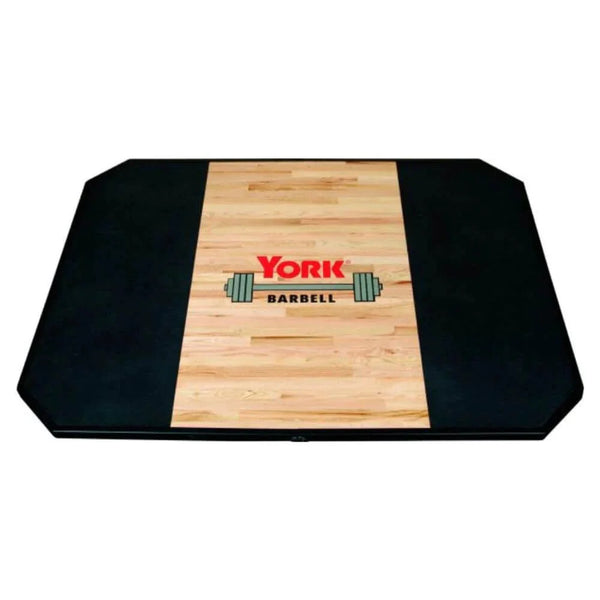 York Barbell STS Free Standing Solid Red Oak Platform – Athletequip